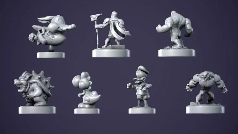 装饰与印刷测试模型：图示收藏系列之3D打印作品|Figures Collection for Decoration and Printing Test 3D print model