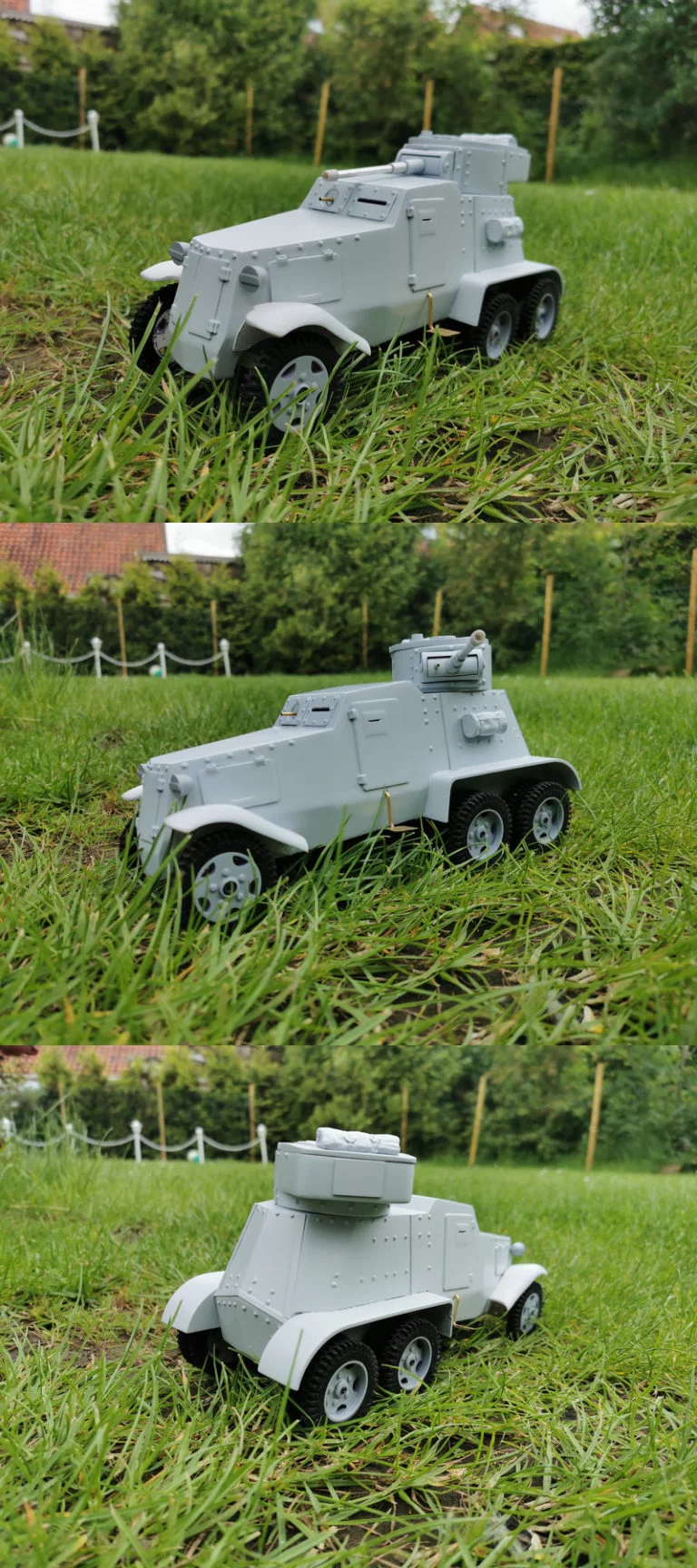 BA-3-6 装甲车 3D打印模型|BA-3-6 Armored Car – 3D Print Model