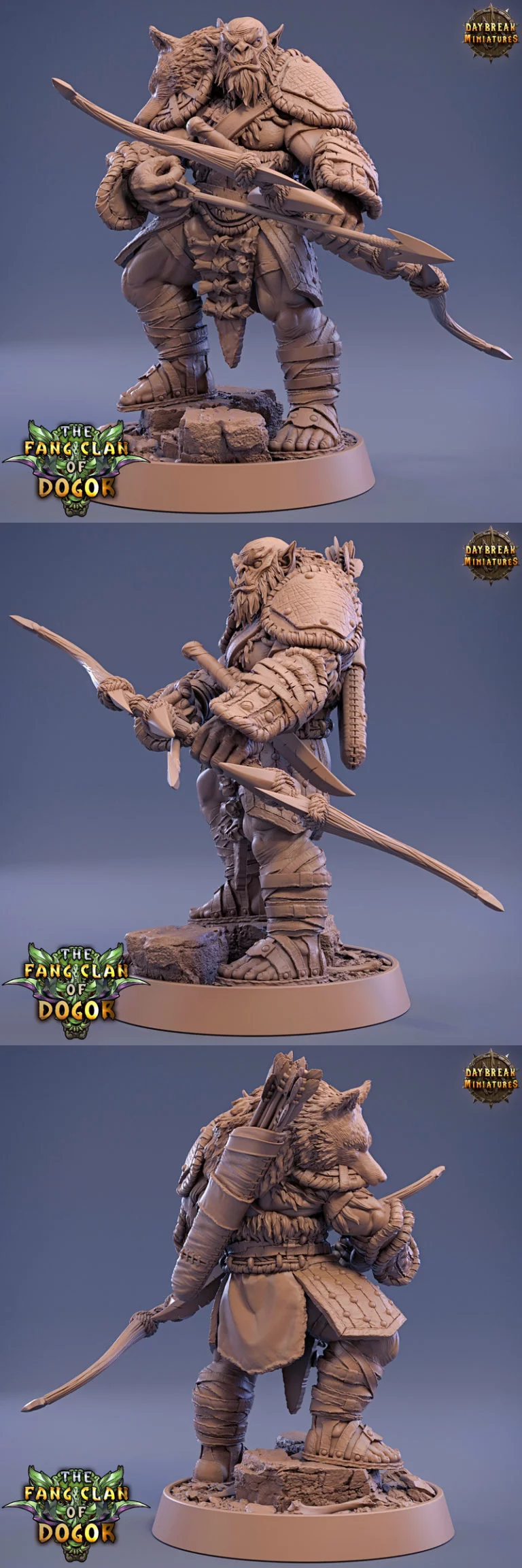 狗尔族·森特伊斯·问题 3D打印模型|The Fang Clan of Dogor – Senteis Problaa – 3D Print Model