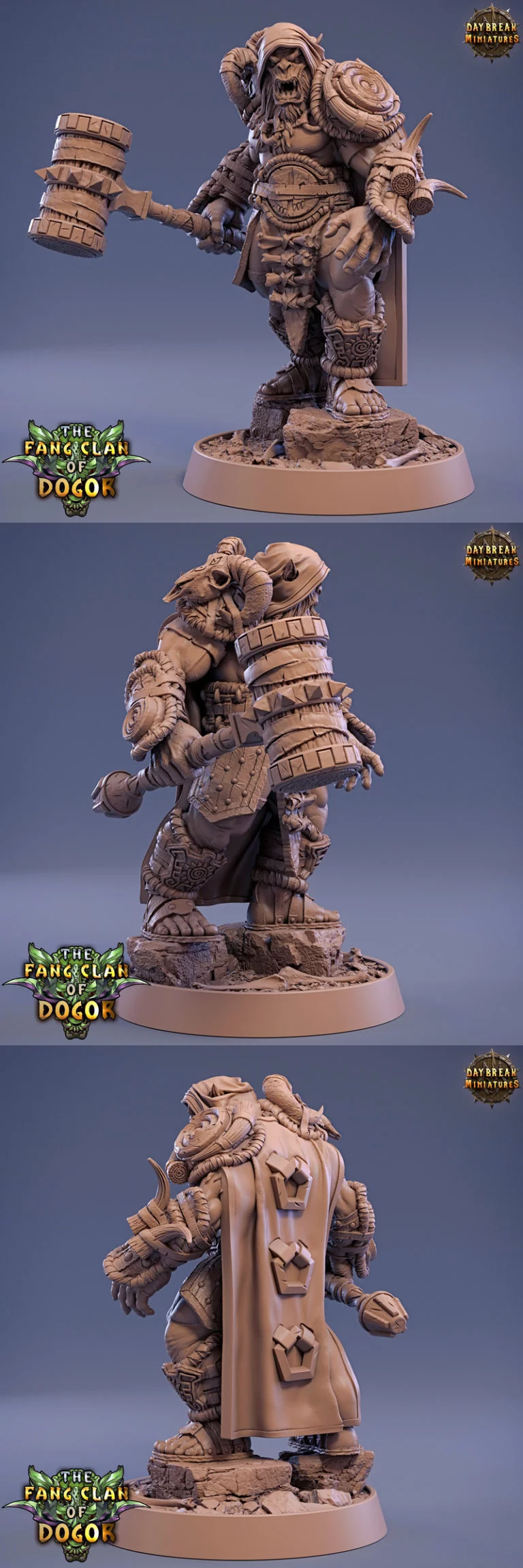 狗尔族萨乌拉邪掠 3D打印模型|The Fang Clan of Dogor – S’uura Sploit – 3D Print Model
