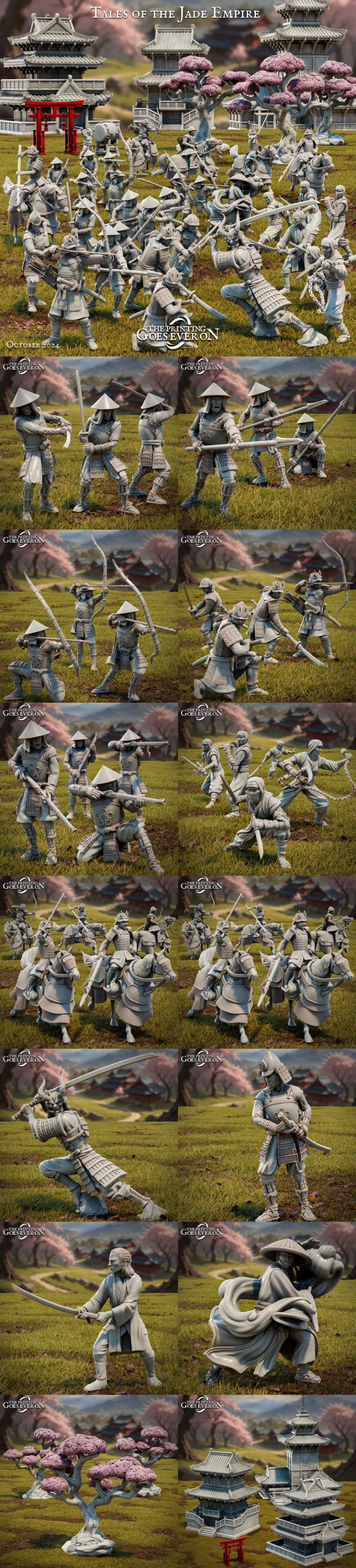 TPGEO – 东方奇幻世界 – 玉玺帝国传说模型|TPGEO – Tales of the Jade Empire – 3D Print Model