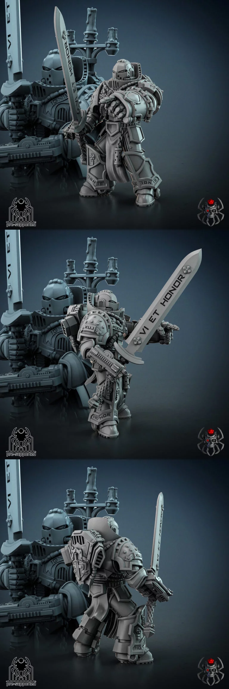 恶魔猎人 - 3D打印模型|Demon Hunter – 3D Print Model