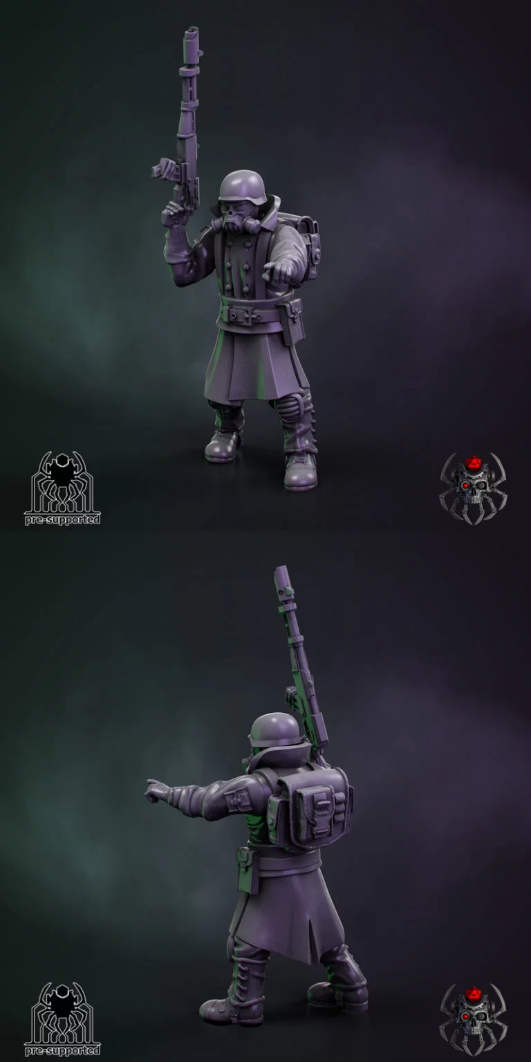 末日战队——3D打印模型|Armageddon Squad – 3D Print Model