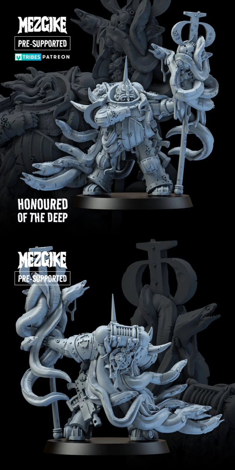 深海荣耀——3D打印模型|Honoured of the Deep – 3D Print Model