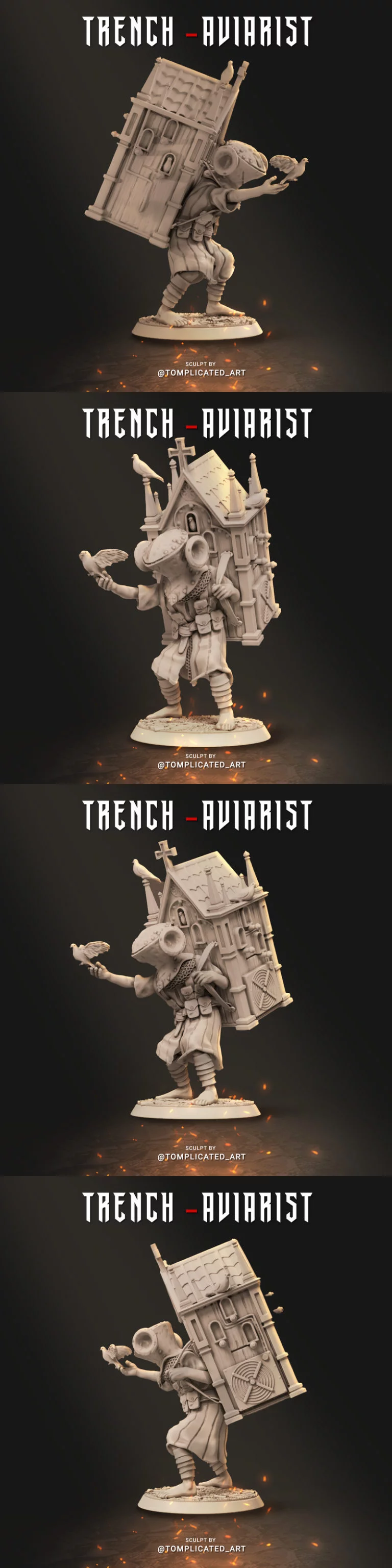 Trench Aviarist 3D打印模型|Trench Aviarist – 3D Print Model
