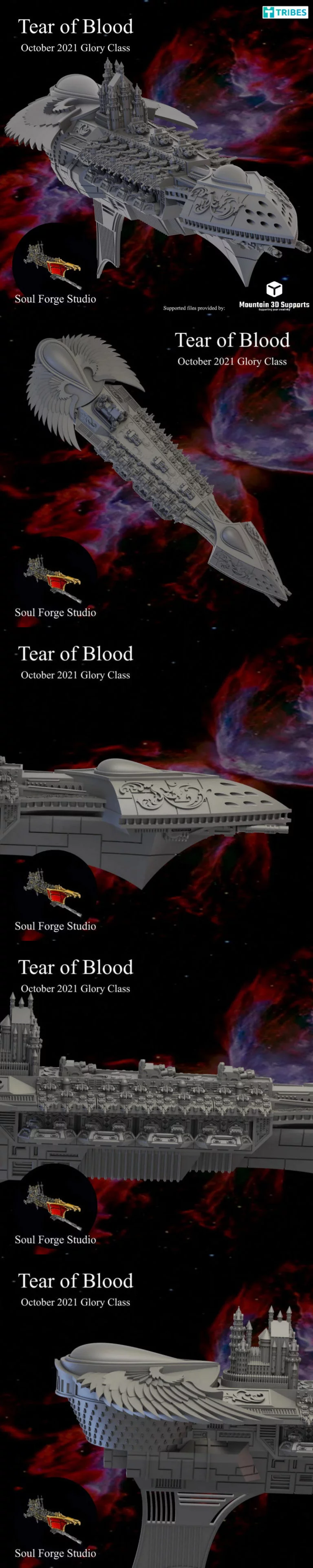 血之泪 — 3D打印模型|Tear of Blood – 3D Print Model