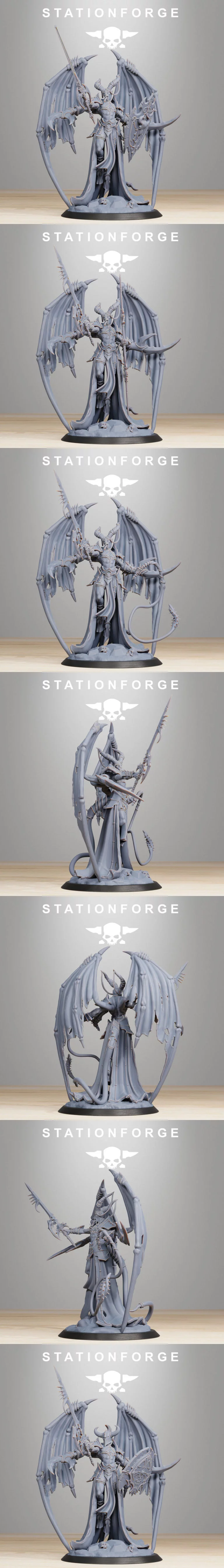 恶魔女王 3D打印模型|Demon Queen – 3D Print Model
