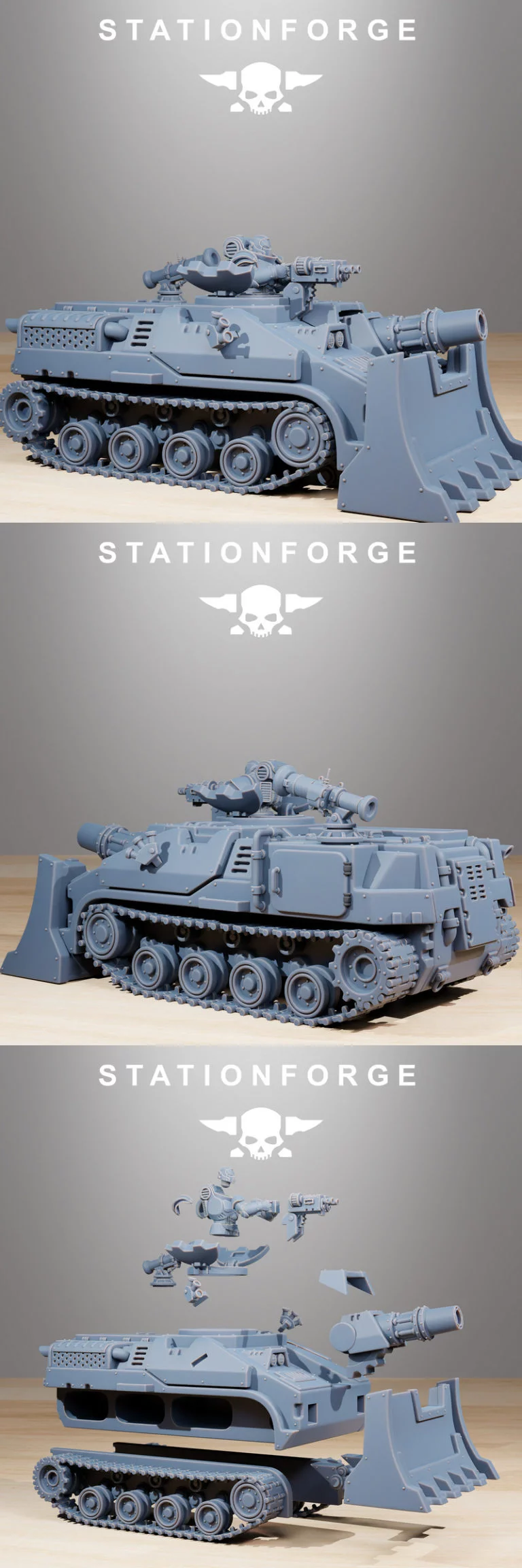 索克拉蒂斯先锋坦克 3D打印模型|Socratis Vanguard Tank – 3D Print Model