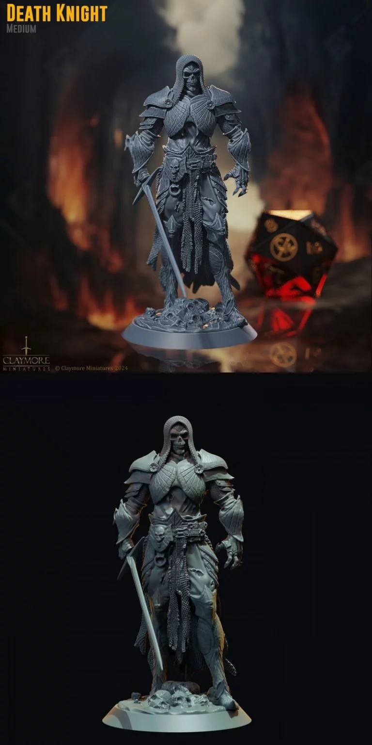 死亡骑士 3D打印模型|Death Knight – 3D Print Model