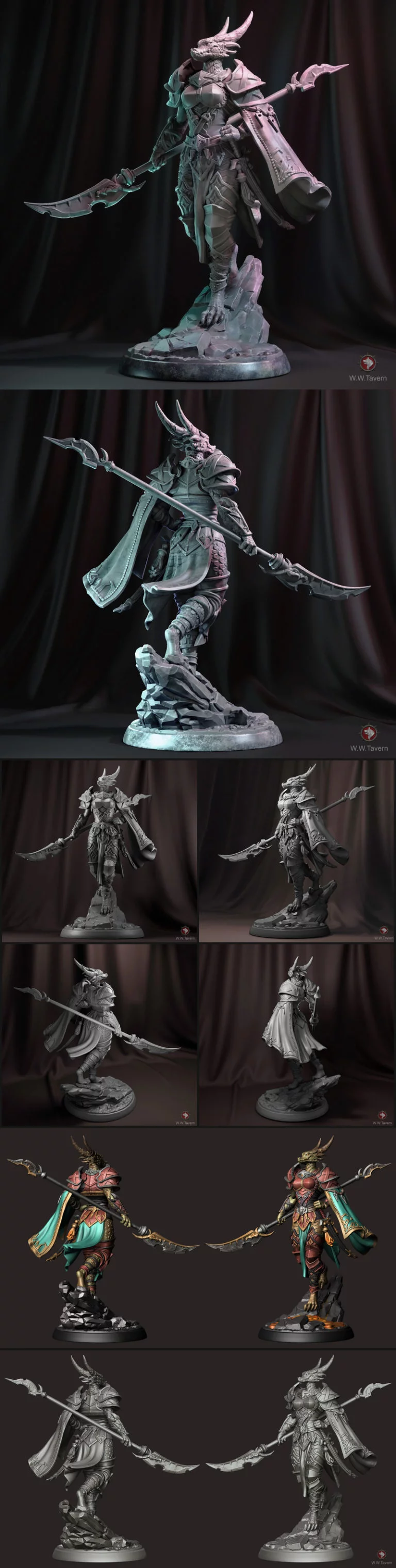 装甲阿莎——3D打印模型|Armored Arsha – 3D Print Model