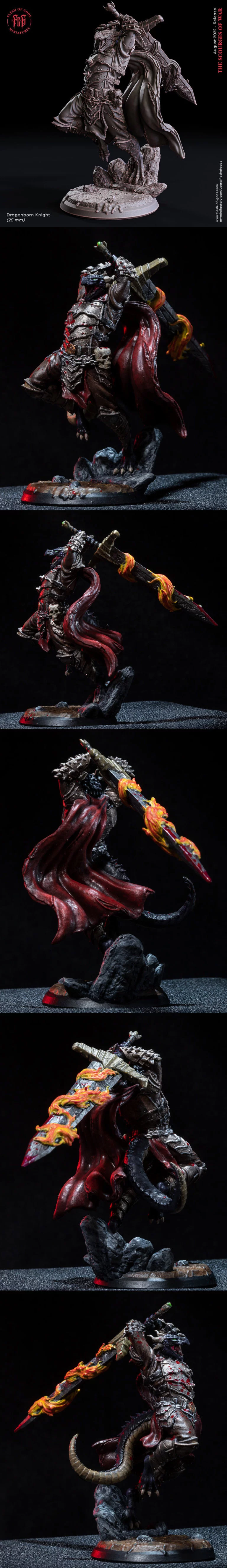 Dragonborn Knight – 3D Print Model