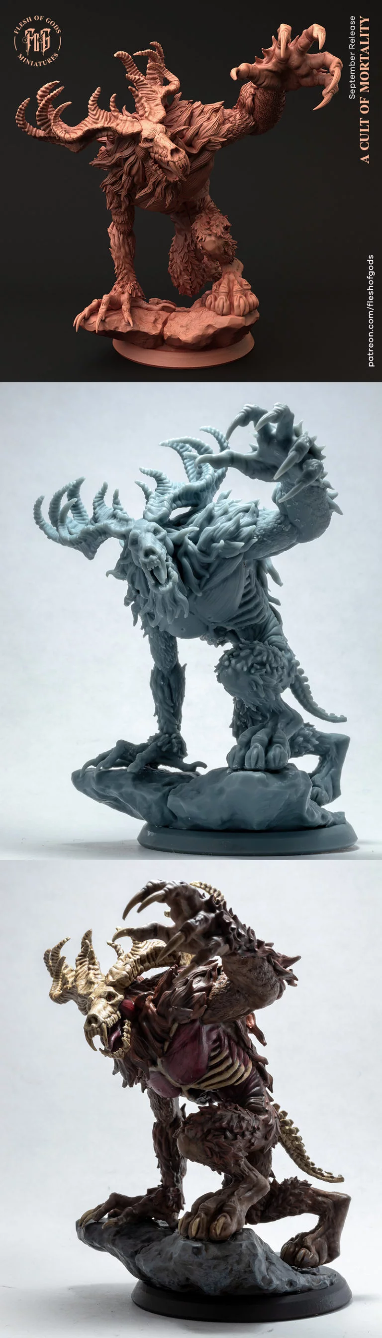 Leshen 3D打印模型：《The Beast》角色雕塑|Leshen – The Beast – 3D Print Model