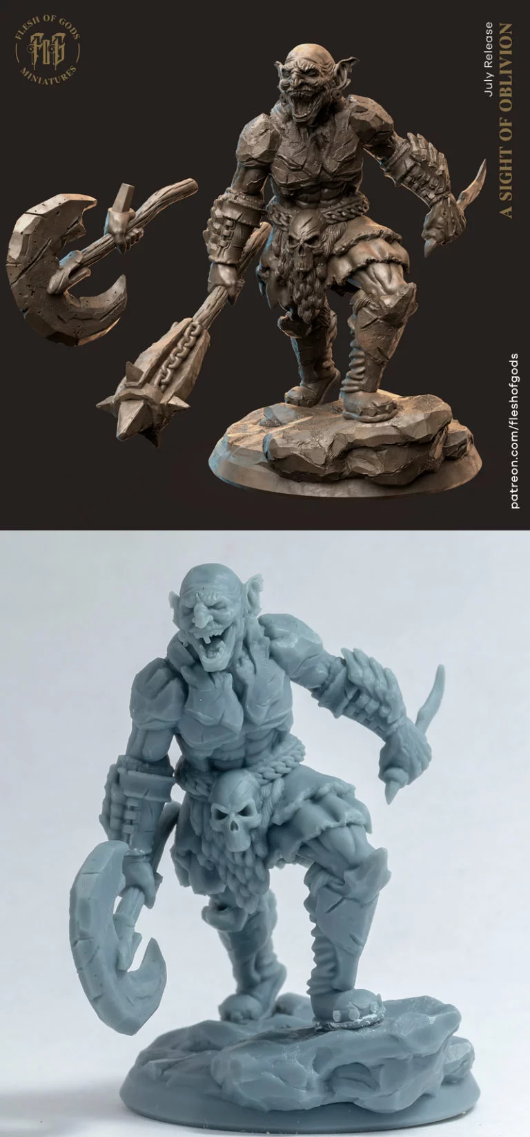 疯狂小怪兽——3D打印模型|Crazy Goblin – 3D Print Model