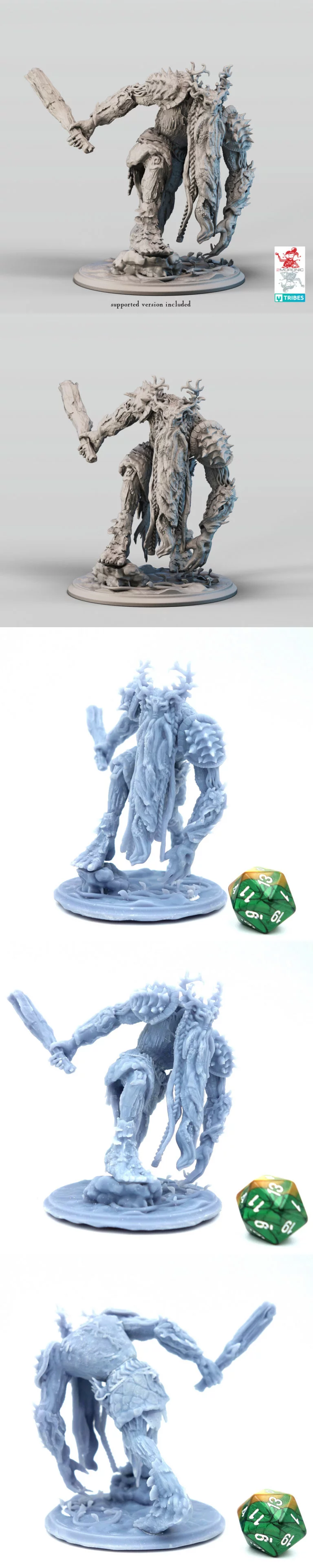 森林巨兽——3D打印模型|Forest Giant – 3D Print Model