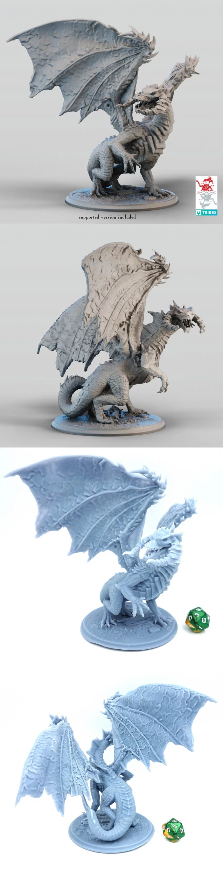 黑龙-3D打印模型|Black Dragon – 3D Print Model