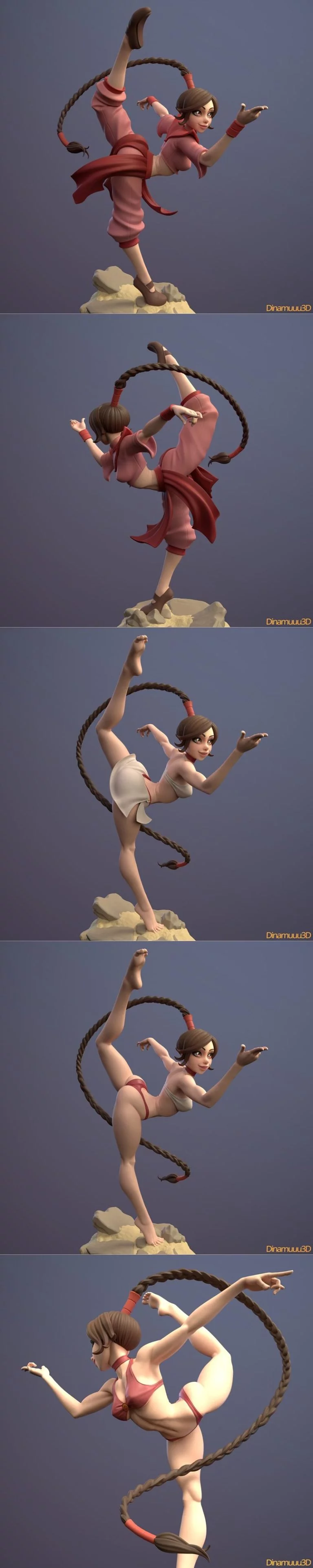 DiNamuuu3D – Ty Lee – 3D Print Model STL
