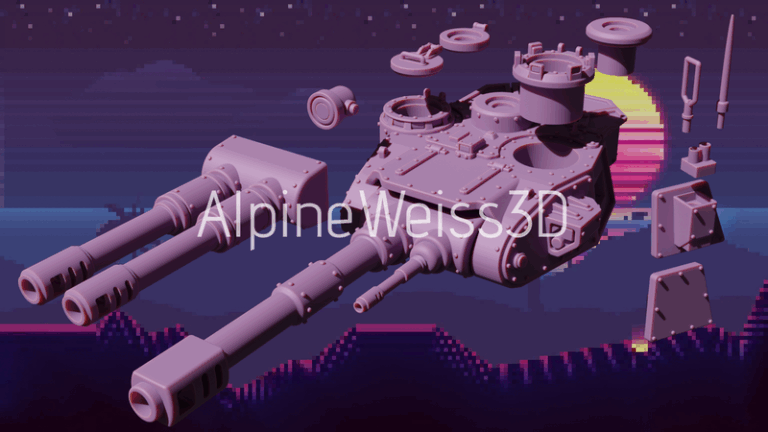 巨型帝国重装坦克 3D打印模型|Enourmous Imperial Heavy Tank – 3D Print Model