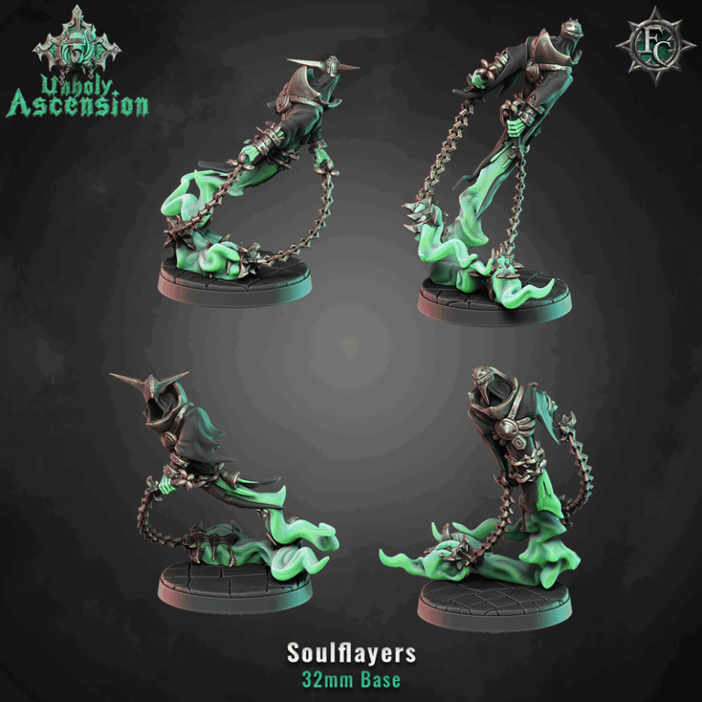 Fleshcraft Studio——炼狱议会 3D打印模型|Fleshcraft Studio – The Shackled Conclave – 3D Print Model