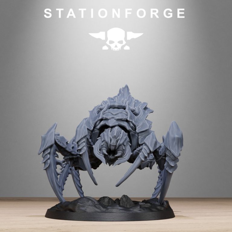 Station Forge – 虚空蛛类生物 3D打印模型|Station Forge – Xenarid Spider Beasts – 3D Print Model