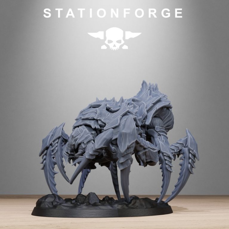 Station Forge – 虚空蛛类生物 3D打印模型|Station Forge – Xenarid Spider Beasts – 3D Print Model