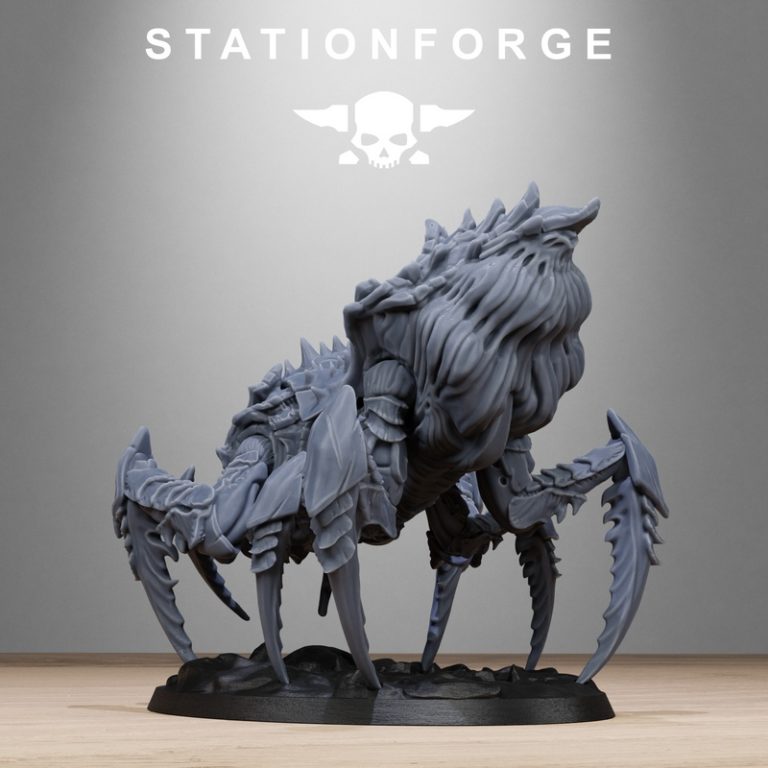 Station Forge – 虚空蛛类生物 3D打印模型|Station Forge – Xenarid Spider Beasts – 3D Print Model