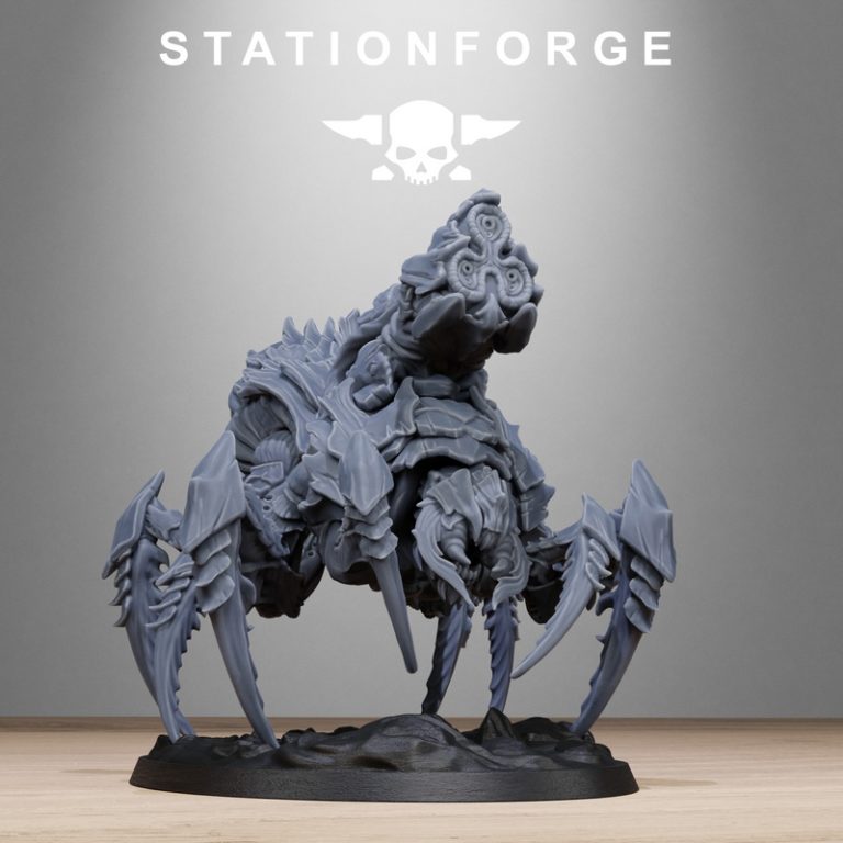 Station Forge – 虚空蛛类生物 3D打印模型|Station Forge – Xenarid Spider Beasts – 3D Print Model