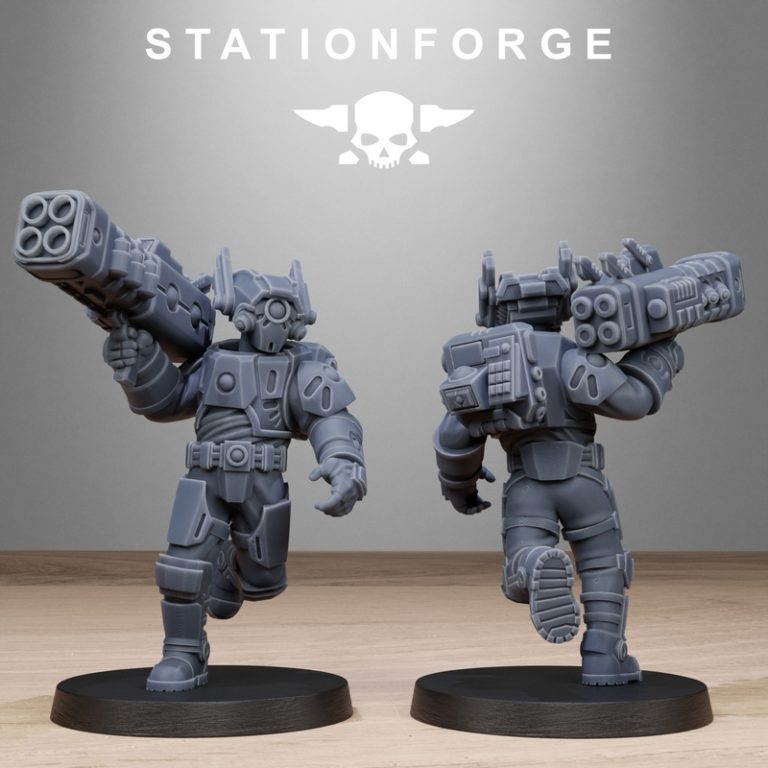 Station Forge - 重装步兵 3D打印模型|Station Forge – Tarion Heavy Infantry – 3D Print Model