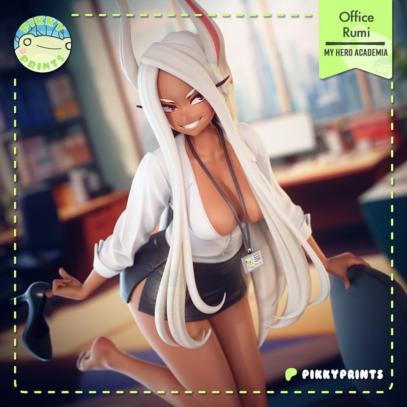 Pikky Prints -我的英雄学院-米尔科 3D打印模型|Pikky Prints – My Hero Acedemia – Mirko – 3D Print Model STL