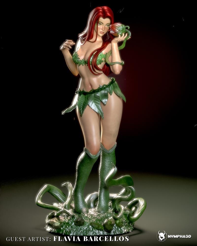 Nympha - 毒藤 - 3D打印模型|Nympha – Poison Ivy – 3D Print Model STL