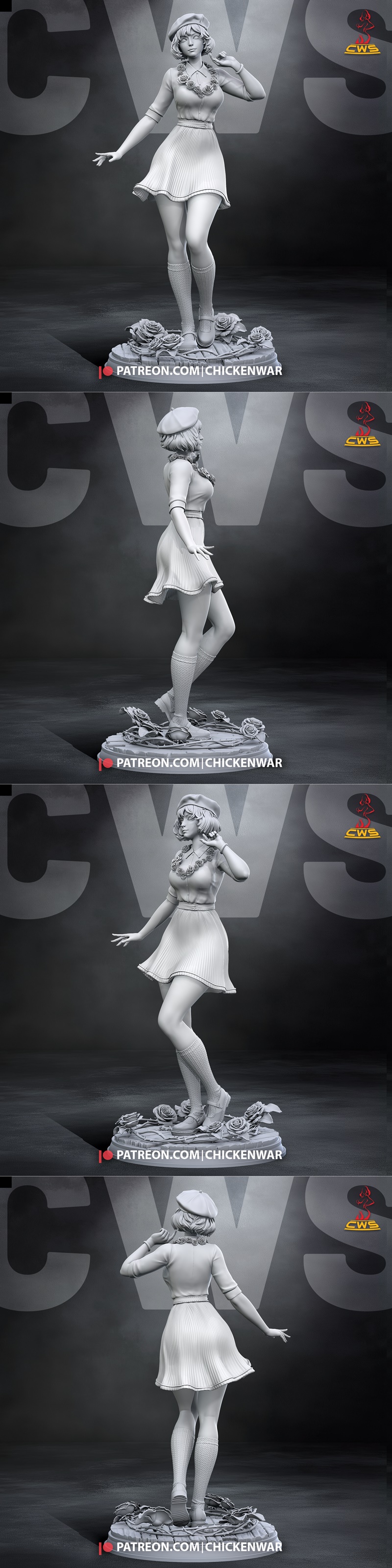 CW Studio - 3D打印模型 - Sophie|CW Studio – Sophie – 3D Print Model STL