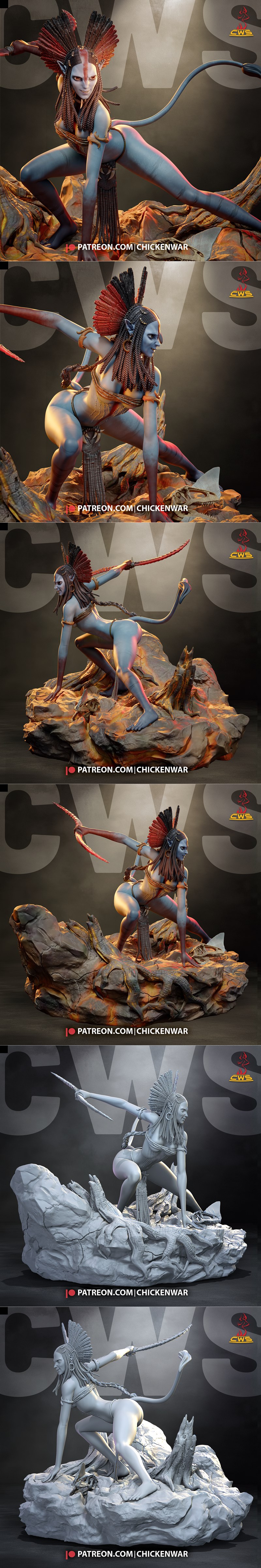 CW Studio – 变装 – 3D打印模型|CW Studio – Varang – 3D Print Model STL