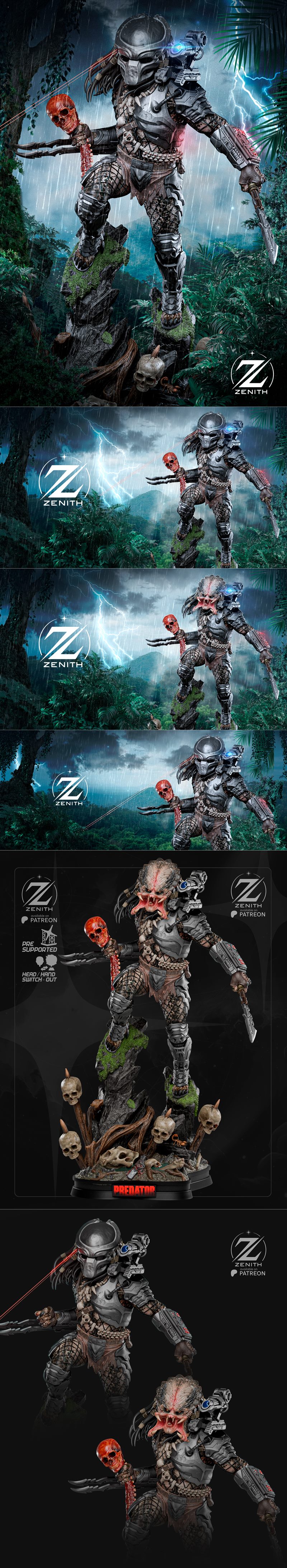 Zenith Studios - 预言者 - 3D打印模型|Zenith Studios – Predator – 3D Print Model STL