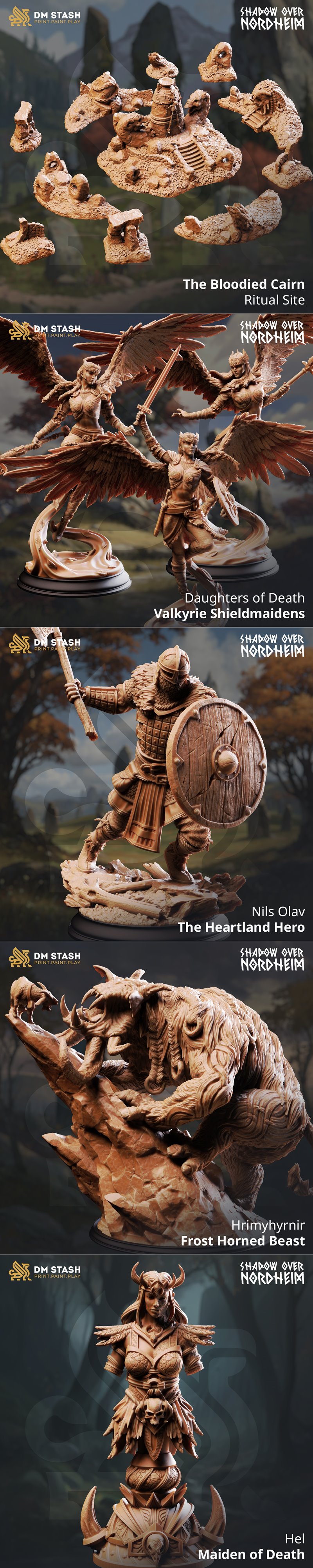 DM Stash – 《诺德海姆之影》2025年3D打印模型|DM Stash – Shadow Over Nordheim October 2025 – 3D Print Model STL