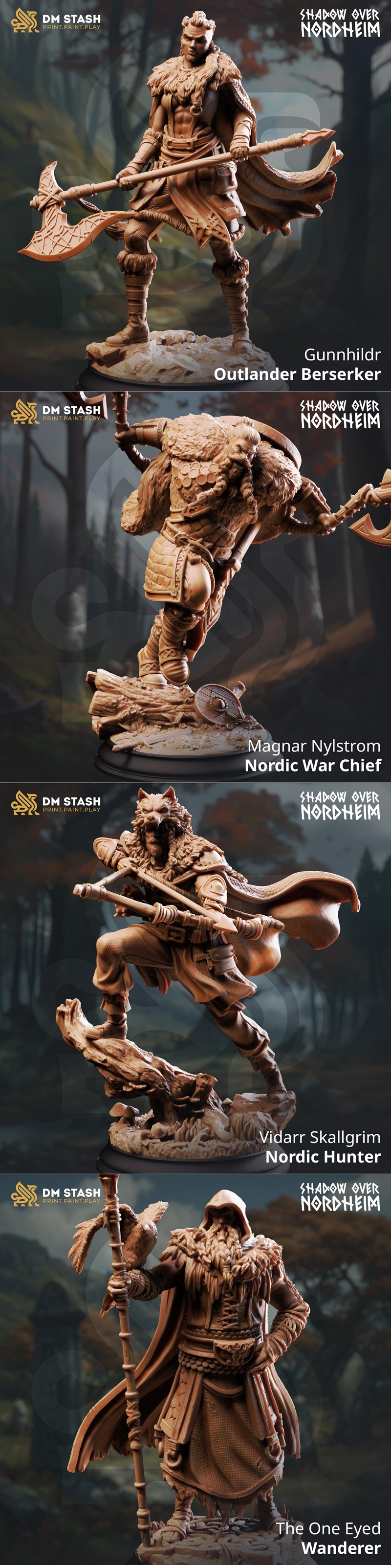 DM Stash – 《诺德海姆之影》2025年3D打印模型|DM Stash – Shadow Over Nordheim October 2025 – 3D Print Model STL