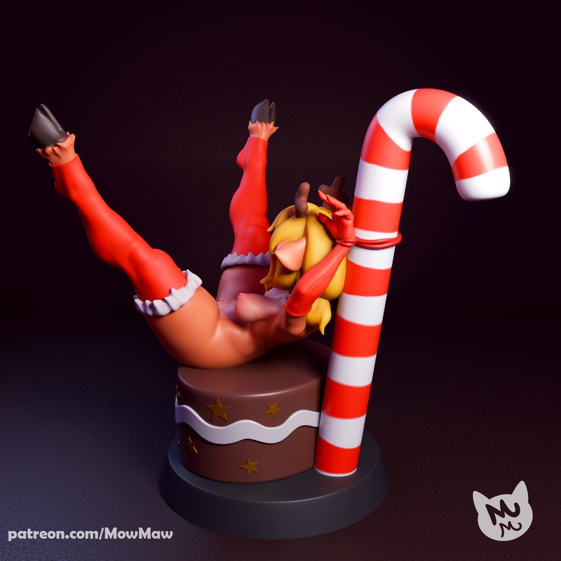 Mow Maw 3D打印模型：Noelle角色造型|Mow Maw Sculpts – Noelle – 3D Print Model