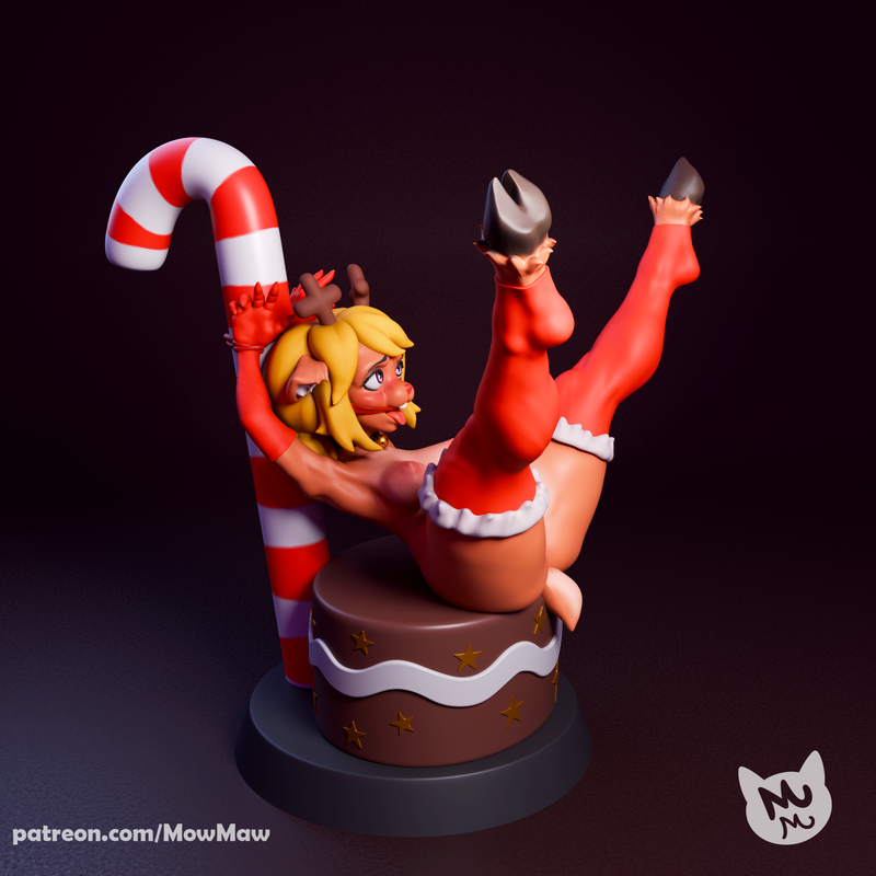 Mow Maw 3D打印模型：Noelle角色造型|Mow Maw Sculpts – Noelle – 3D Print Model