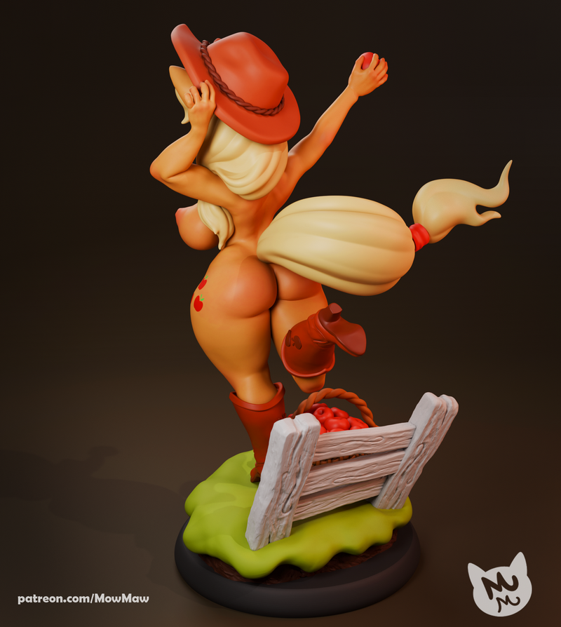 Mow Maw打造的苹果小马3D打印模型|Mow Maw Sculpts – Apple Pony – 3D Print Model