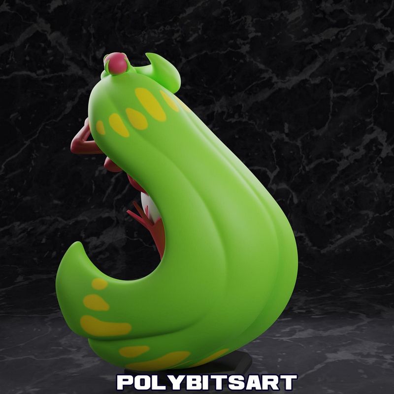 PolyBitsArt-塔蕾娜-3D打印模型|PolyBitsArt – Tsareena – 3D Print Model