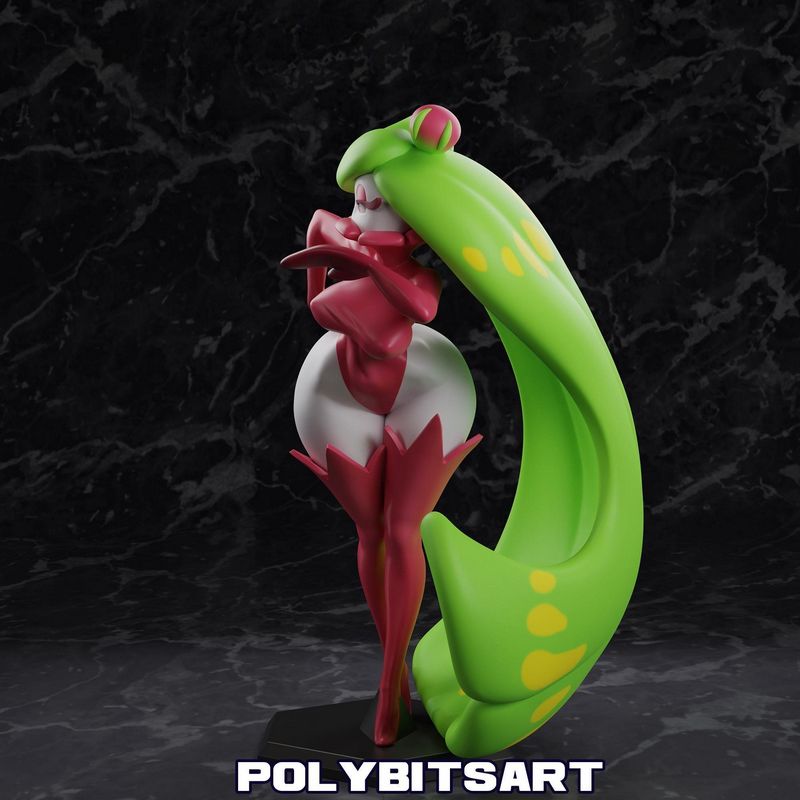 PolyBitsArt-塔蕾娜-3D打印模型|PolyBitsArt – Tsareena – 3D Print Model