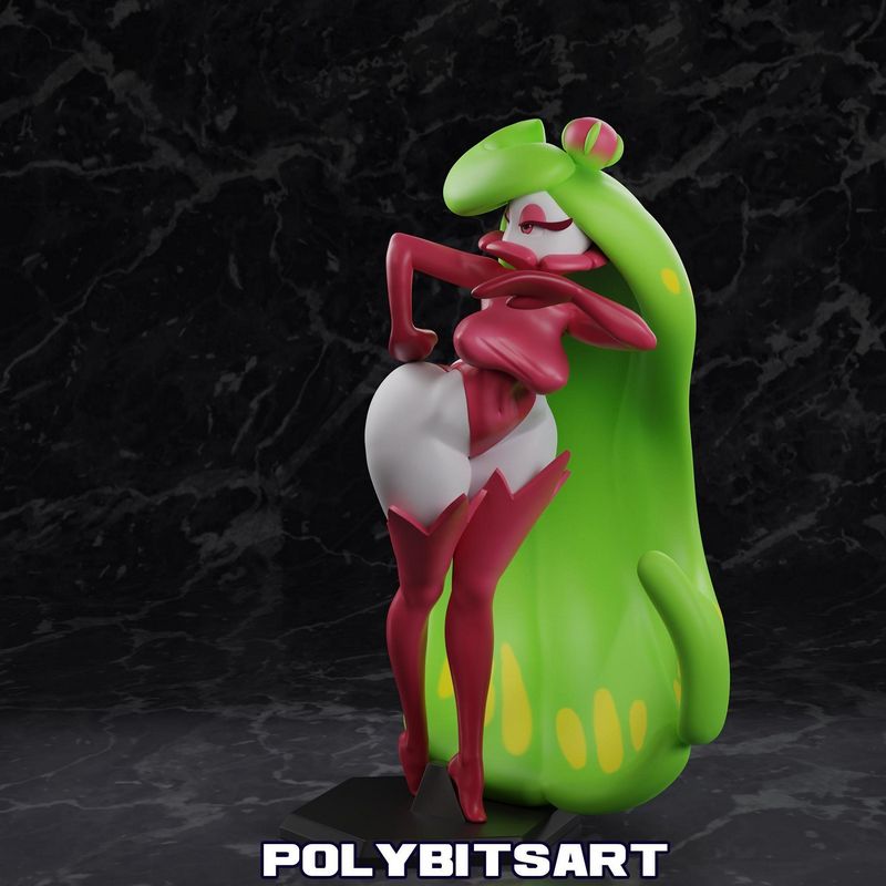 PolyBitsArt-塔蕾娜-3D打印模型|PolyBitsArt – Tsareena – 3D Print Model