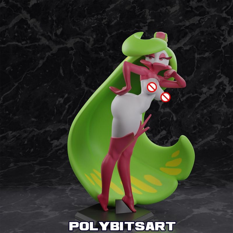 PolyBitsArt-塔蕾娜-3D打印模型|PolyBitsArt – Tsareena – 3D Print Model