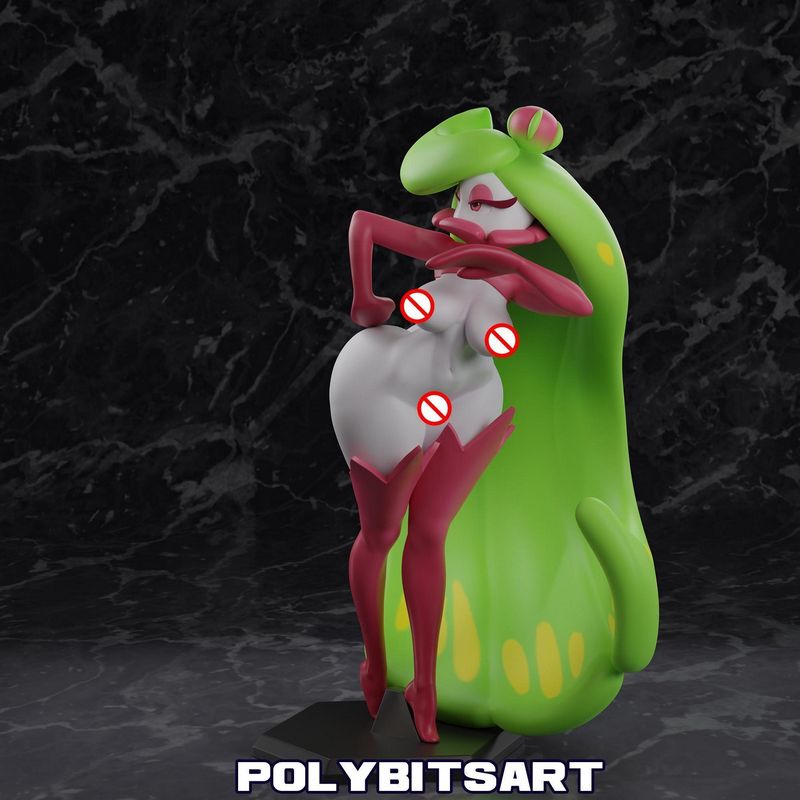 PolyBitsArt-塔蕾娜-3D打印模型|PolyBitsArt – Tsareena – 3D Print Model
