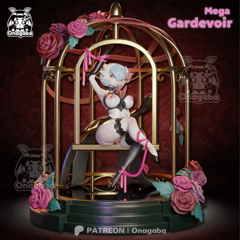 Onagaba - 巨型 Gardevoir - 3D打印模型|Onagaba – Mega Gardevoir – 3D Print Model