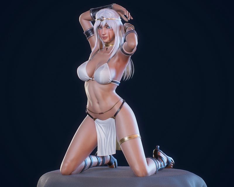 支柱女性 SFW与NSFW 3D打印模型|Pillar Woman SFW and NSFW – 3D Print Model