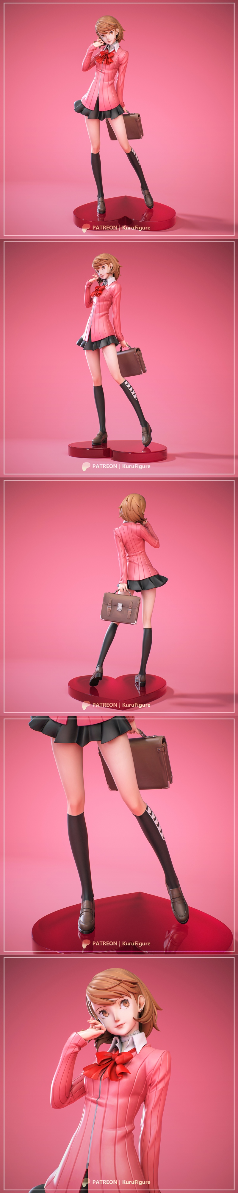 Kuru人偶模型 - 玉川彩花 - 3D打印雕塑|Kuru Figure – Persona – Yukari Takeba – 3D Print Model STL