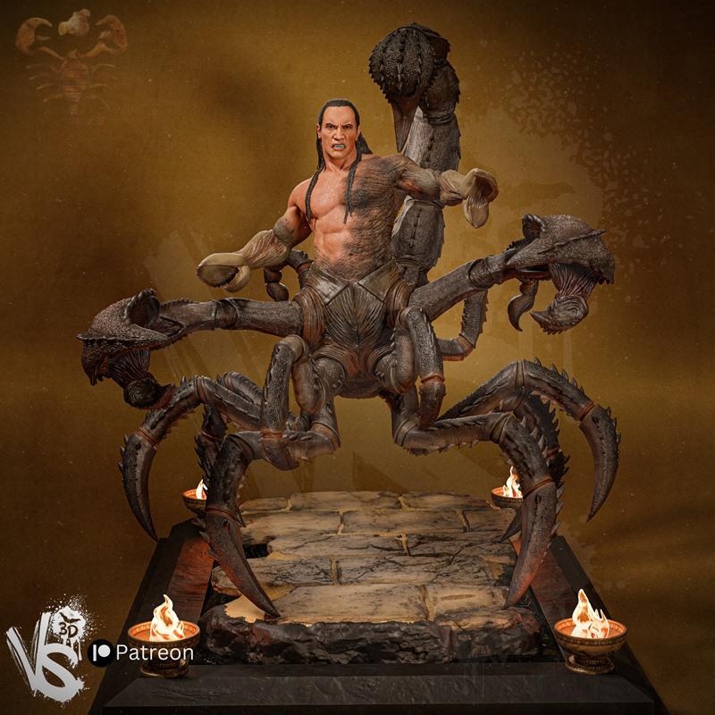 VS3D - 《斯科特王》木乃伊归来 3D打印模型|VS3D – The Scorpion King Mummy Returns – 3D Print Model STL