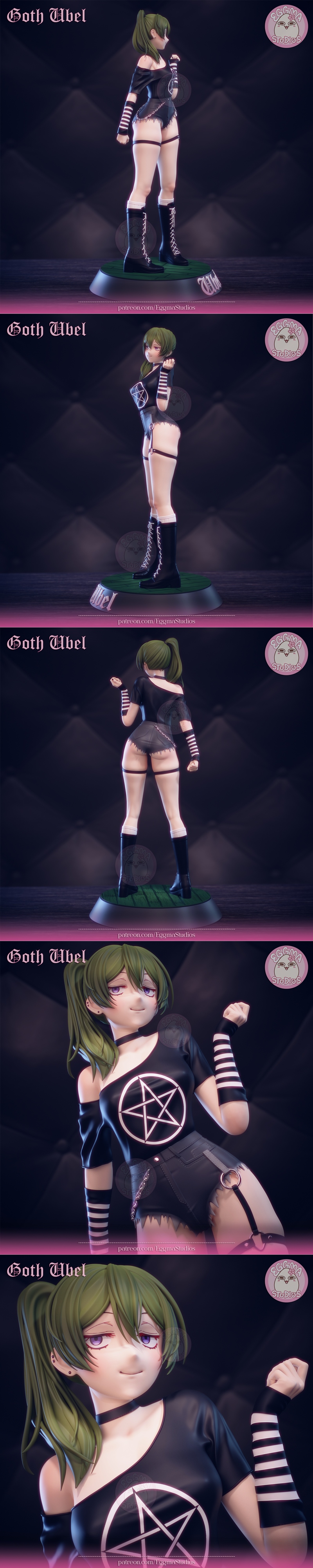 EggmaStudios旗下《弗里恩之歌》角色3D打印模型|EggmaStudios – Ubel – Sousou No Frieren – 3D Print Model STL