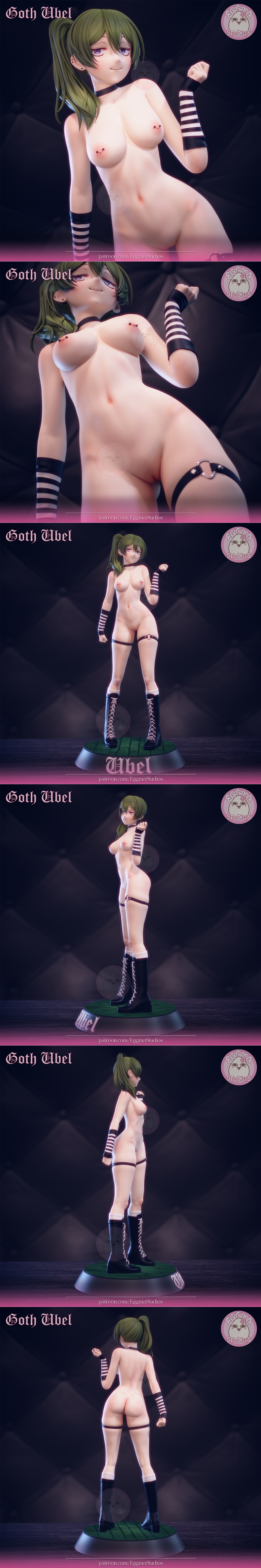 EggmaStudios旗下《弗里恩之歌》角色3D打印模型|EggmaStudios – Ubel – Sousou No Frieren – 3D Print Model STL