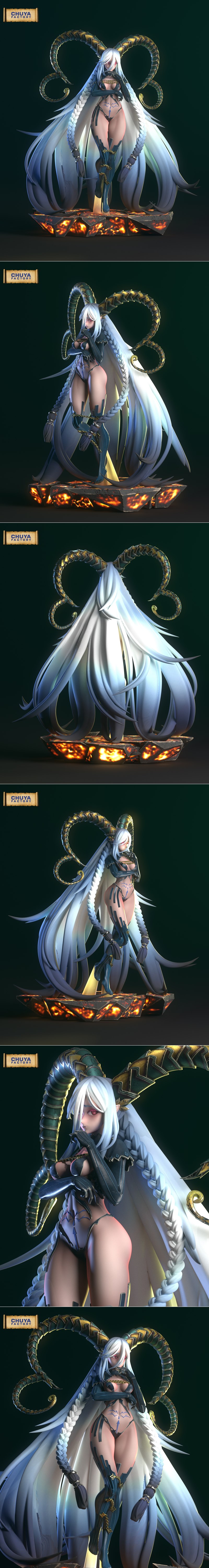 楚亚工厂 - 提亚马特 - 3D打印模型|Chuya Factory – Tiamat – 3D Print Model STL