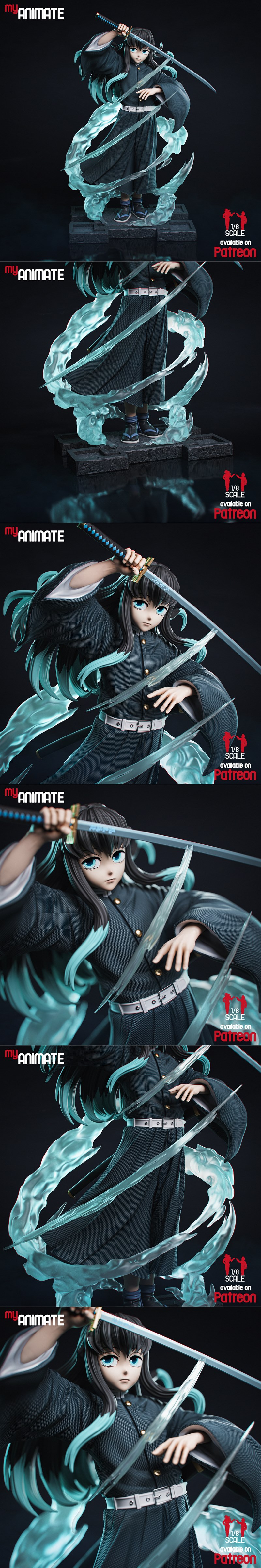 MyAnimate - 魔道祖师 - 时雨（3D打印模型）|MyAnimate – Tokito (DemonSlayer) – 3D Print Model STL